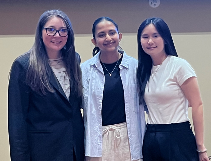 Students presenting at the Neuroscience Slam event hosted by the Institute for Translational Neuroscience at Saint Louis University